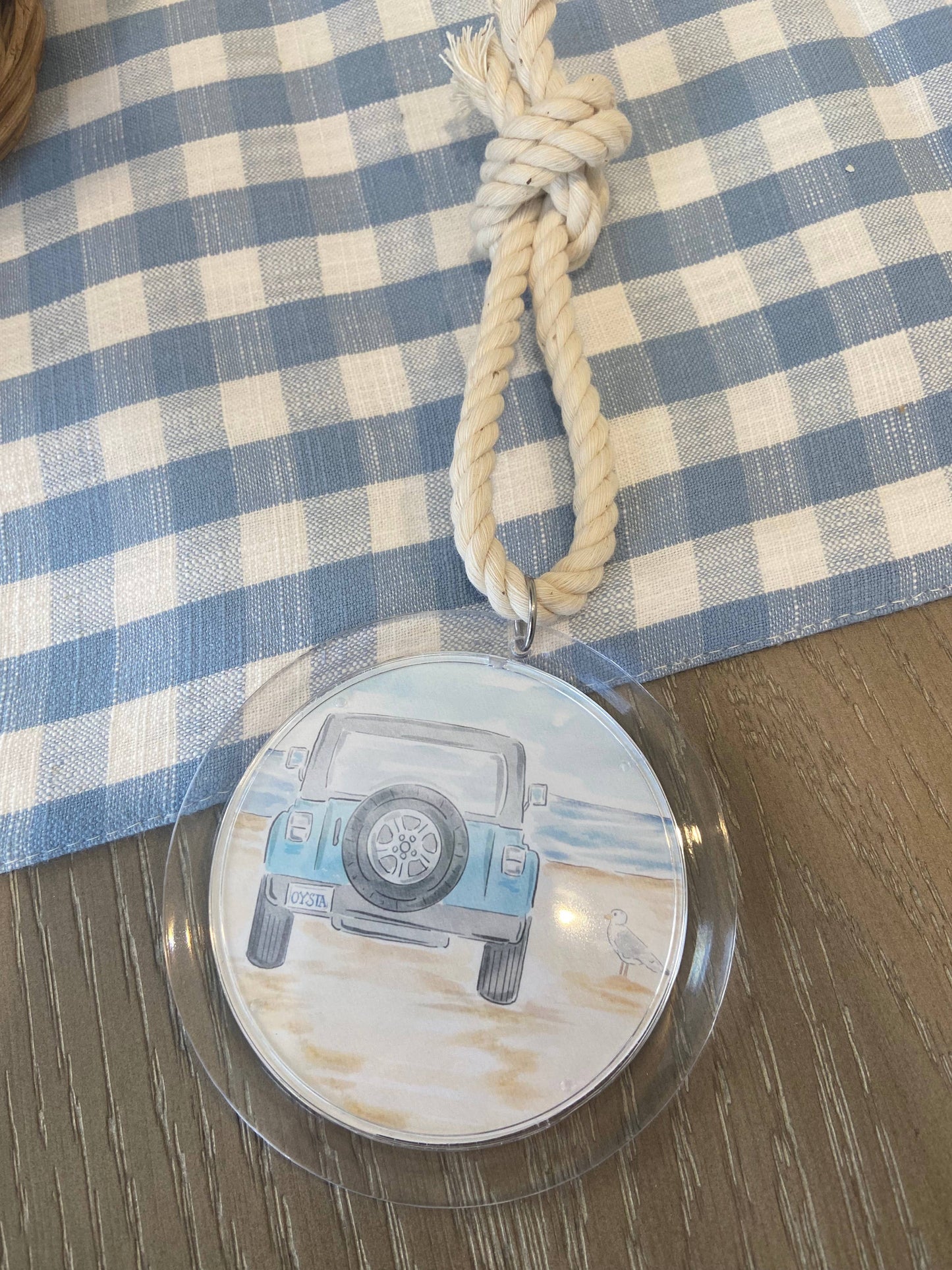 WonderfullyWrittenCo - Beach Jeep Cruiser Ornament