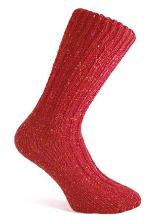 Donegal Socks - Donegal Socks | Wool Socks | Red