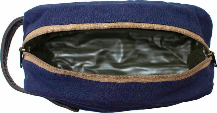 Navy Shaving Bag