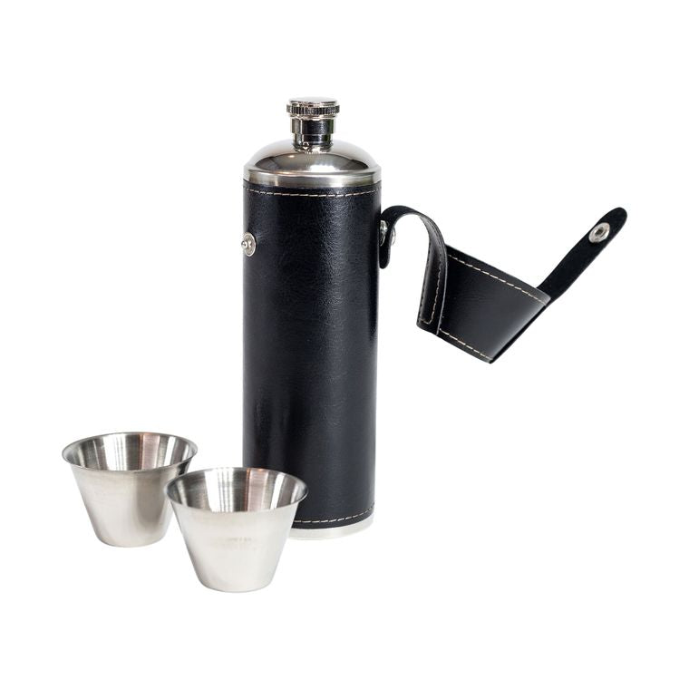 Hunters Flask w/2 Shot Glasses