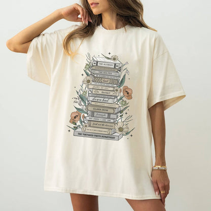 SONDO DESIGN LTD - The Tortured Poet Department As Book Shirt, Swiftie Shirt: M / Sand