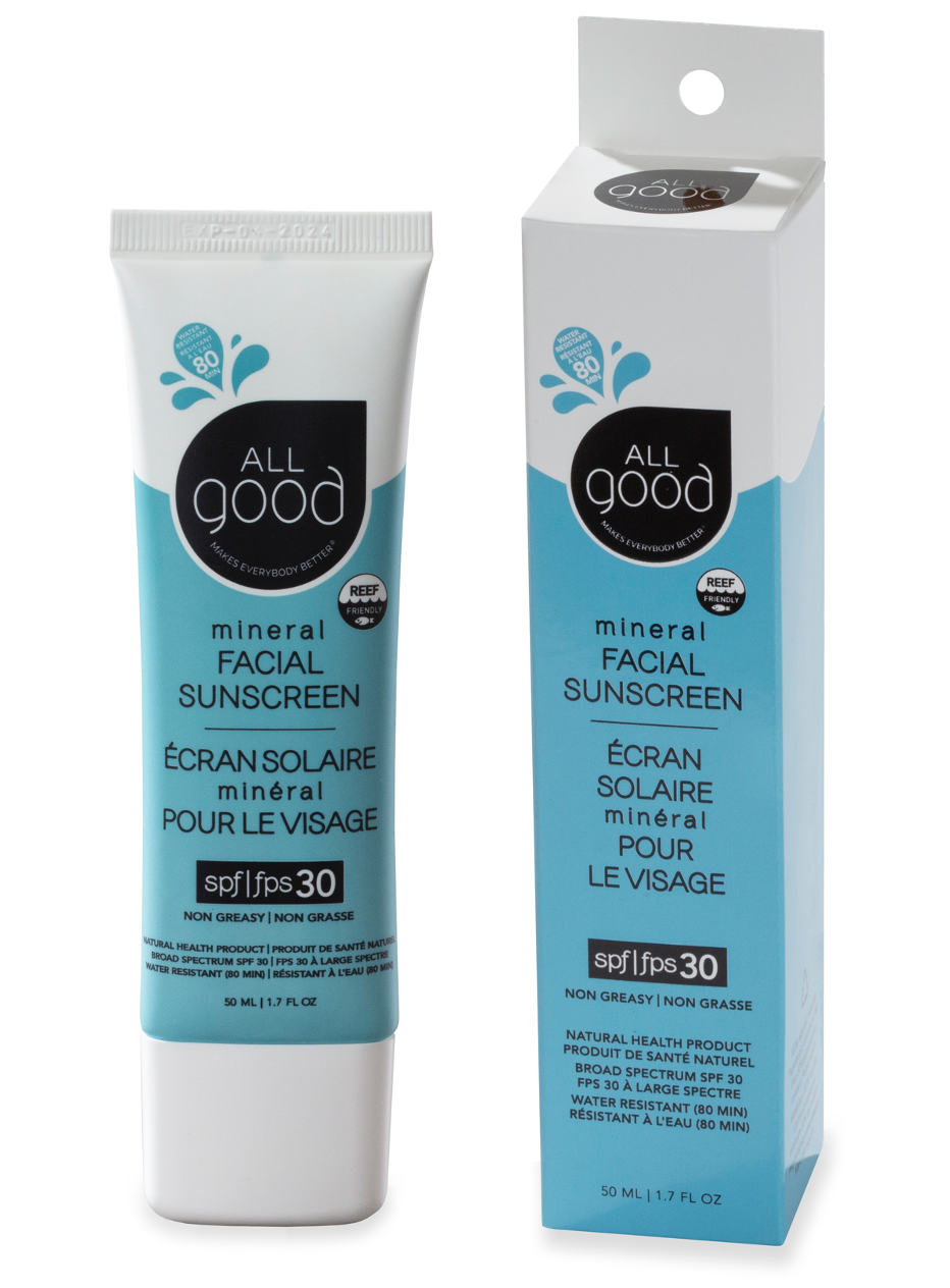 All Good Body Care - Daily Facial Mineral Sunscreen & Moisturizer SPF 30