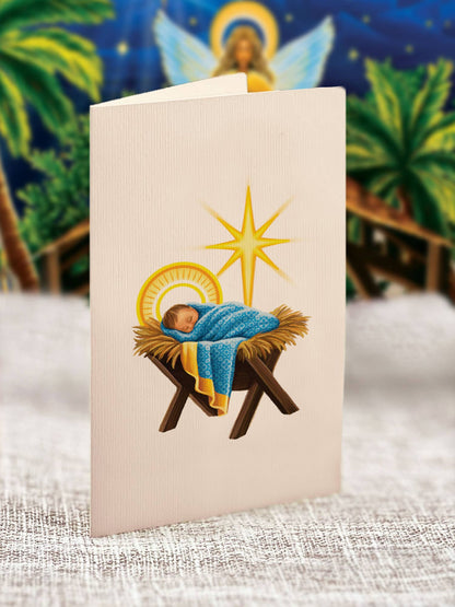 FreshCut Paper LLC - Mini Nativity (10 Mini Pop-up Greeting Cards)
