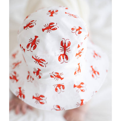 Huggalugs - Lobster Bucket Hat UPF 50+ Baby & Toddler