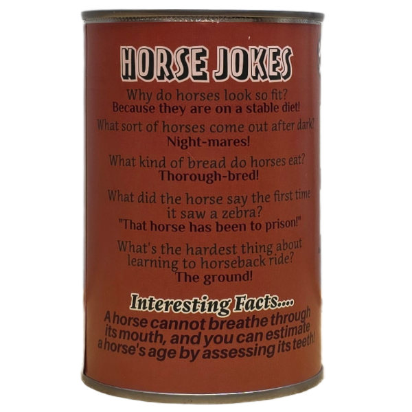 Canned Gifts - Spirit the Canned Horse - Eco-friendly and Recycled Plush