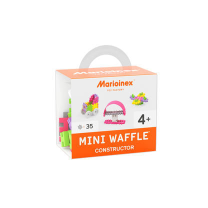 Toysmith - Marioinex Mini Waffle Constructor Assorted- 35 PCS