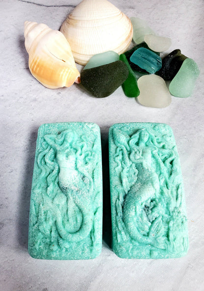 Fairyland Glade - Sea Salt and Sea Glass Sea Glass Salt Soap