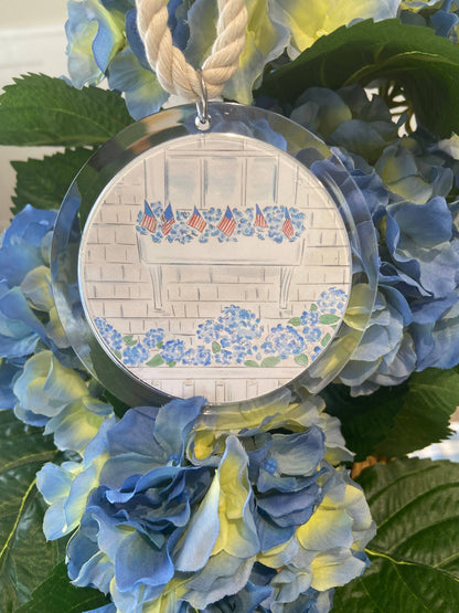 WonderfullyWrittenCo - Hydrangea Coastal Charm Ornament