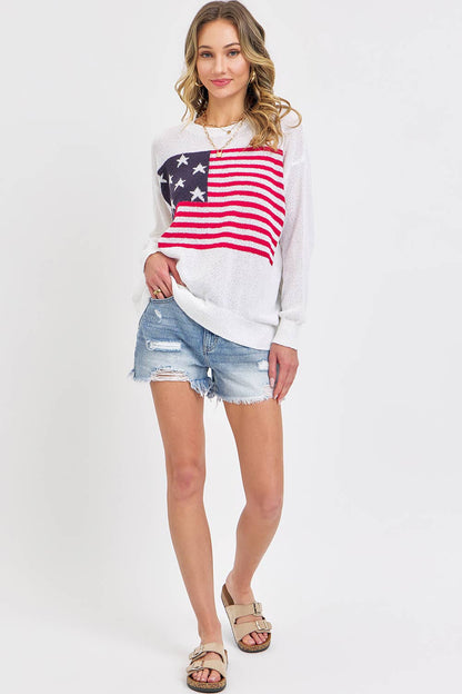 Sweet Lovely by Jen - 4TH OF JULY STARS AND STRIPES AMERICAN FLAG