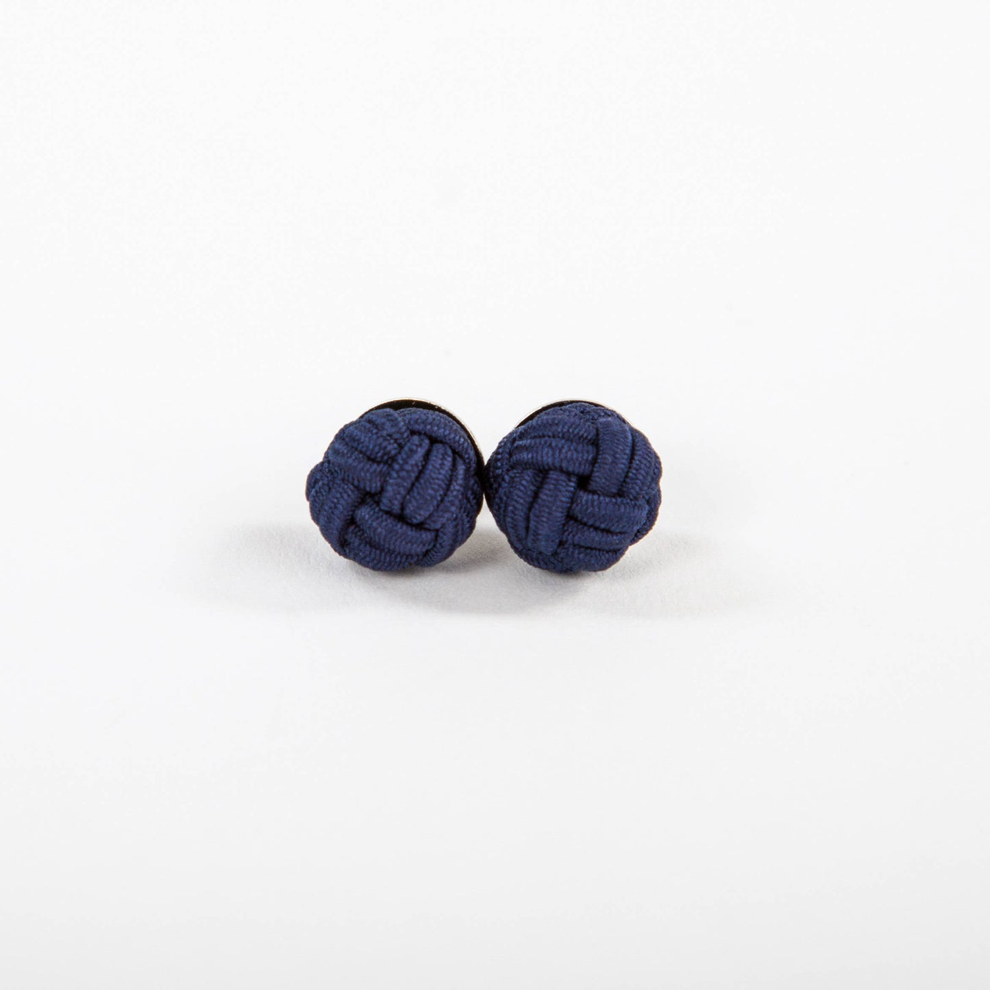 Patsy Kane | Nautical - Monkey Fist Earrings - Nylon: Atlantic blue & white twist