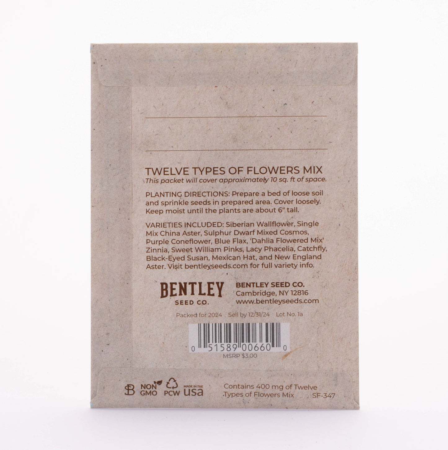 Bentley Seed Co. - All I Want for Christmas Tree Gift Tag Card - Seed Packets