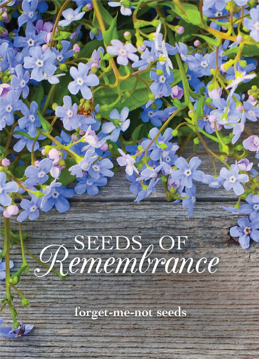 Bentley Seed Co. - Seeds of Remembrance Memorial - Forget Me Not Seed Packets