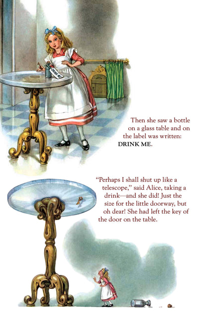 Laughing Elephant Books - Alice In Wonderland - Children's Picture Book-Vintage