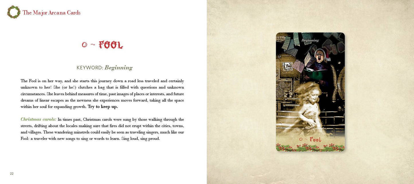 Schiffer Publishing - A Christmas Tarot: Ghosts of Past, Present, and Future