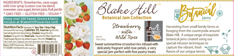 Blake Hill Preserves - Strawberry with Wild Rose