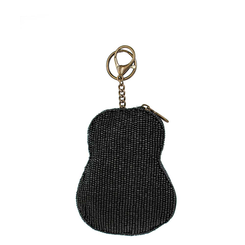Mary Frances Accessories - Classical Vibe Beaded Guitar Coin Purse