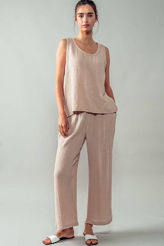 Urban Daizy - **TRANQUILITY TANK TOP: WHITE / S-2/M-2/L-2