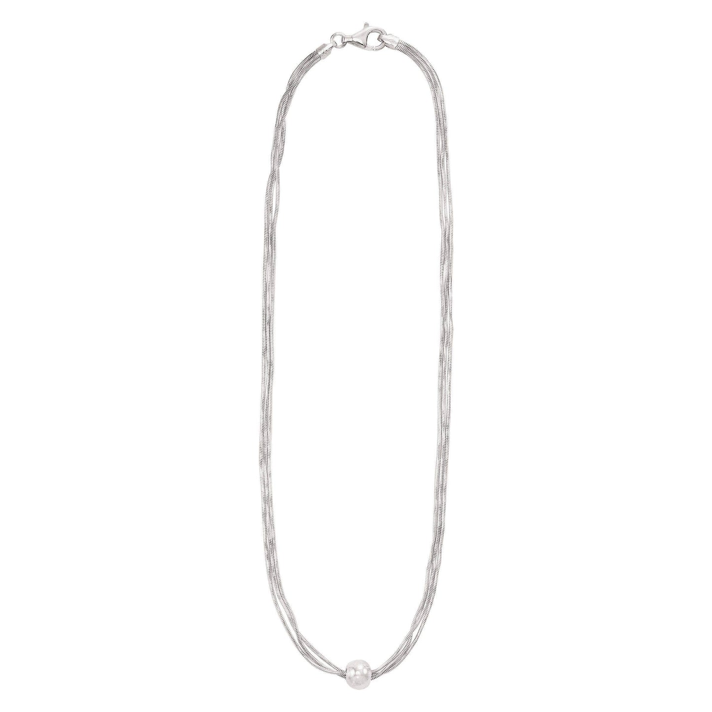 Silpada - Silpada 'Thoreau' Multi-Strand Bead Necklace in Silver