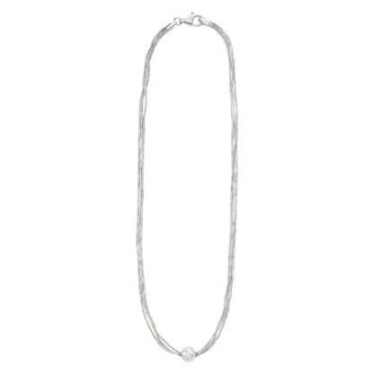 Silpada - Silpada 'Thoreau' Multi-Strand Bead Necklace in Silver