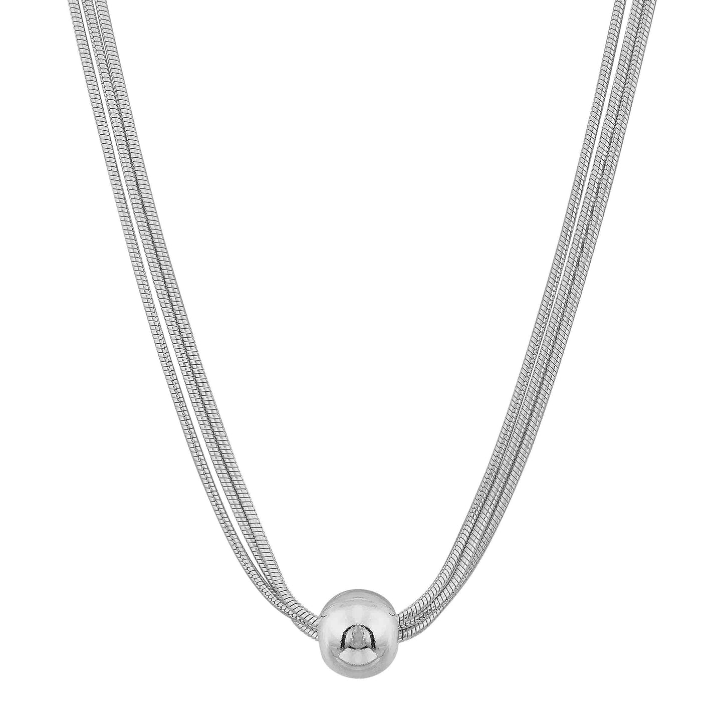 Silpada - Silpada 'Thoreau' Multi-Strand Bead Necklace in Silver