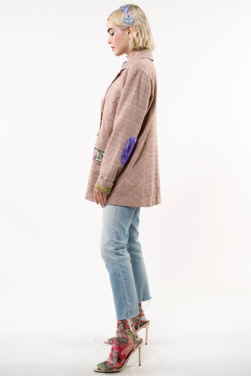 Aratta - Sudden Sensation Blazer: Pink Ash / XL