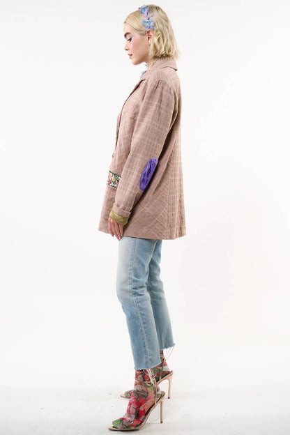 Aratta - Sudden Sensation Blazer: Pink Ash / XL