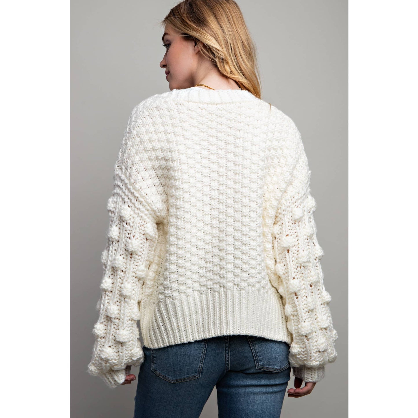 Sweet Generis - SWEET 3D FLOWER KNITTING CARDIGAN
