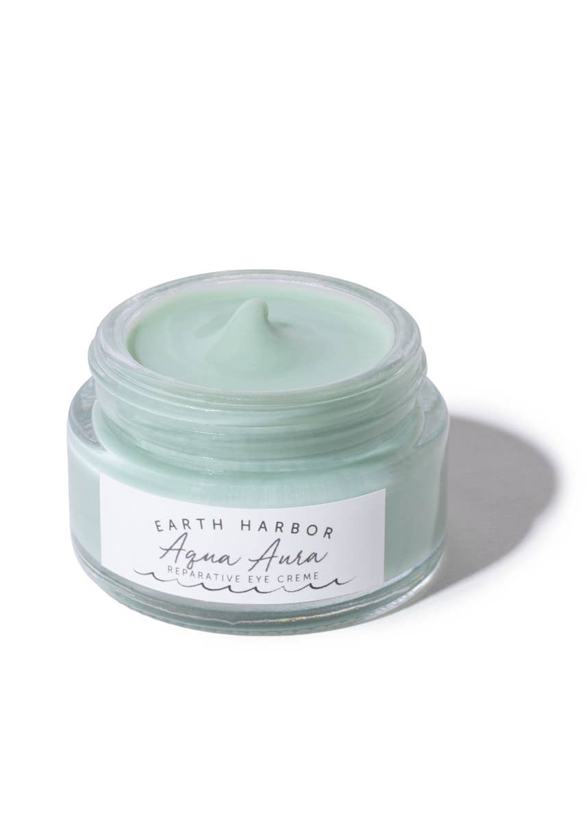 Earth Harbor Naturals - AQUA AURA Eye Creme: Blue Tansy + Sea Collagen + Antioxidant