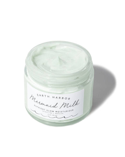 Earth Harbor Naturals - MERMAID MILK Superfood Moisturizer: Matcha + Spirulina: 1 oz