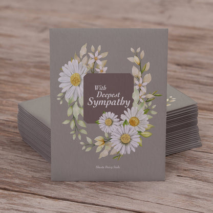 Bentley Seed Co. - With Deepest Sympathy - Shasta Daisy Seed Packets