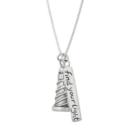 Silpada - Silpada Find Your Light Pendant, Cubic Zirconia & Silver: White / 20