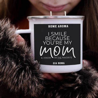 Gia Roma - Best Mom Ever Gifts, Mothers Day Candle Gift Sets, Funny Mom: Best Mom-White / Black Pepper +