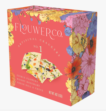FLOUWER CO. - NEW No. 1 - Artisanal Crackers, Case of 12