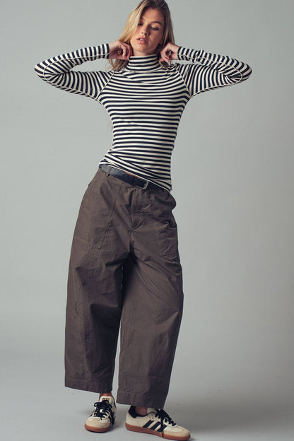 Urban Daizy - Boho Relaxed Wide-Leg Cargo Pants