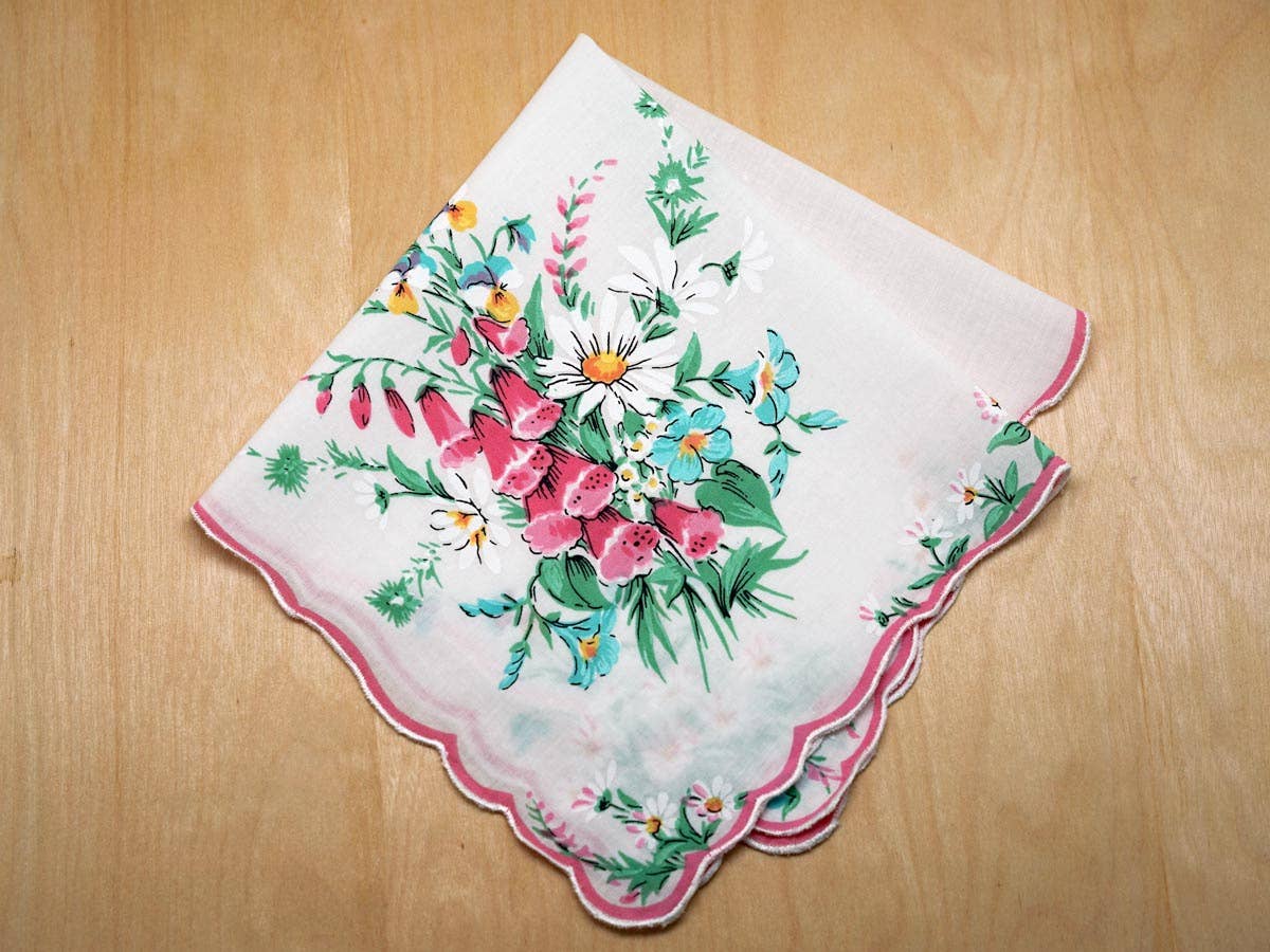 MOMENTS IN THYME - Art Deco Glamour Girl Dress Keepsake Hankie Card