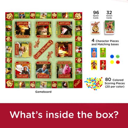 AQUARIUS, GAMAGO, ICUP, & ROCK SAWS by NMR Brands - A Christmas Story Card Scramble Board Game
