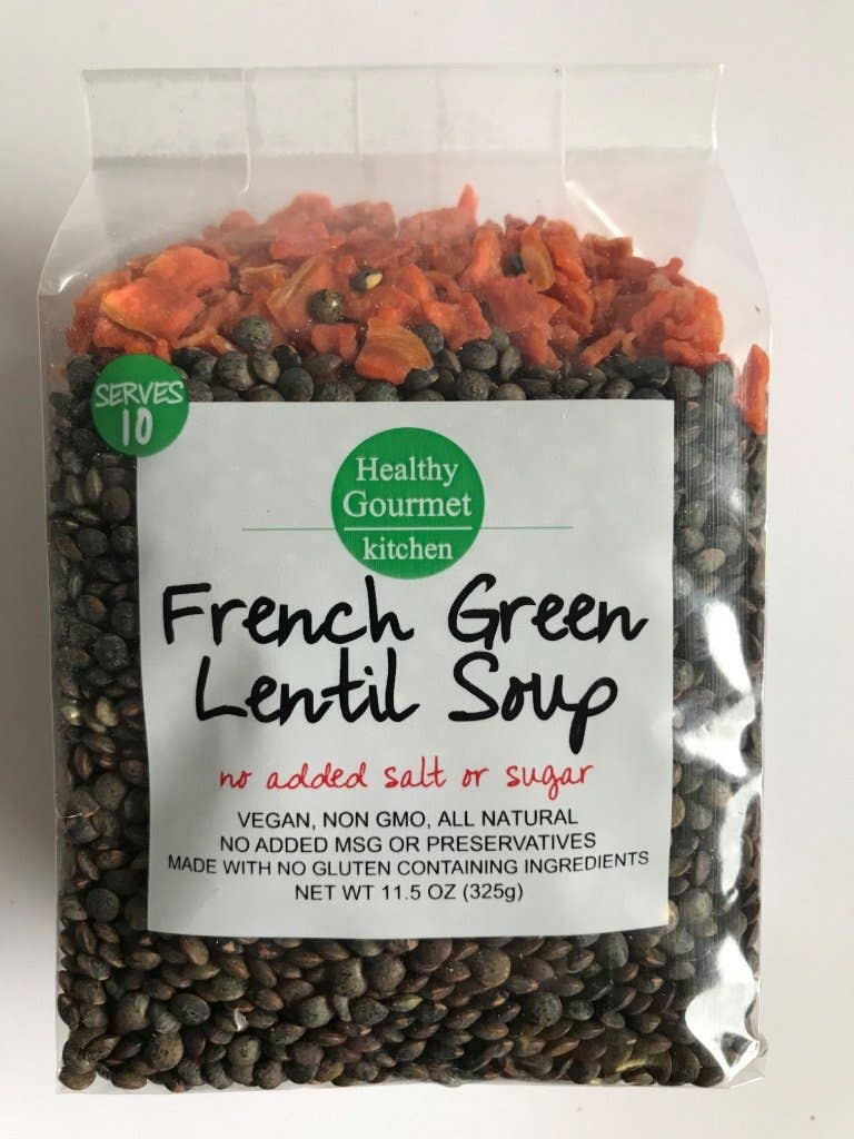 Healthy Gourmet Kitchen - French Green Lentil Soup
