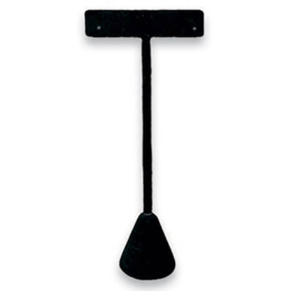 Zakka - Leather Earring T Stand Showcase Display Organizer: Steel Pink Leather