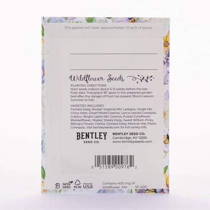 Bentley Seed Co. - Thankful Grateful Blessed - Wildflower Mix Seed Packets