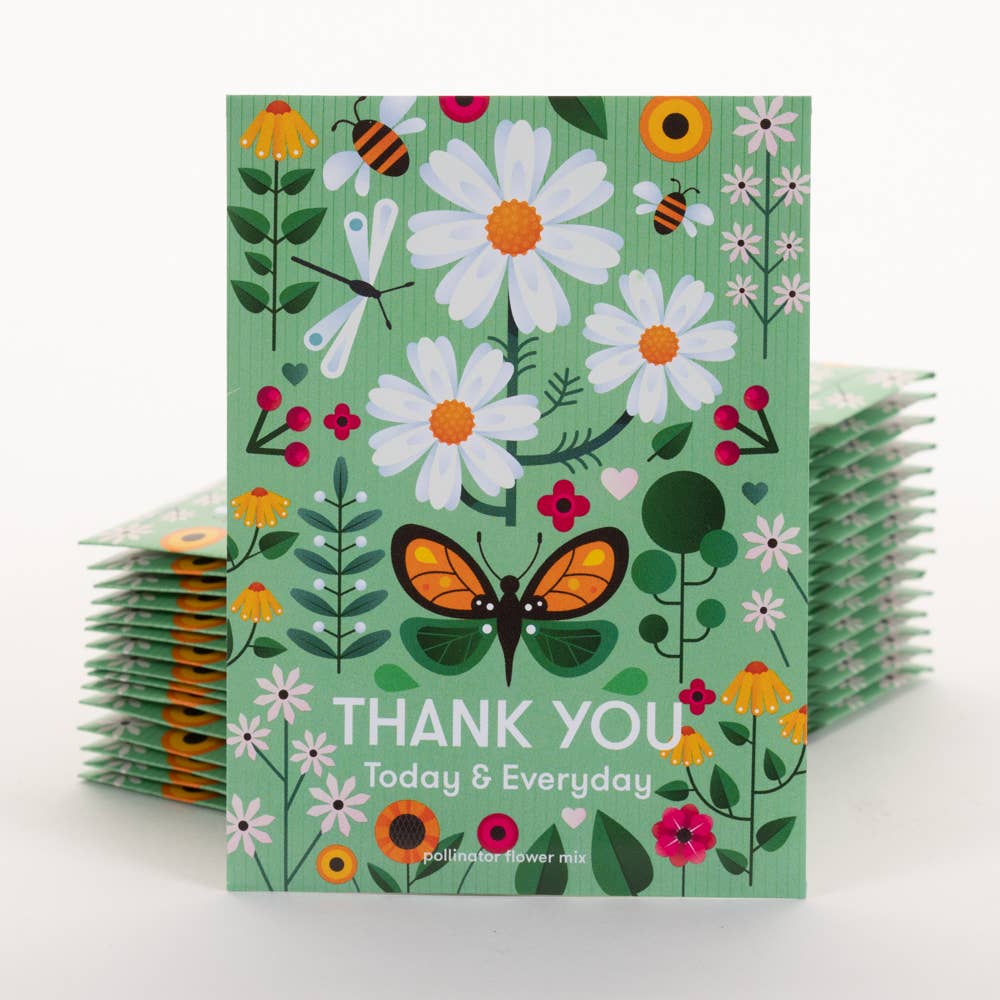 Bentley Seed Co. - Thank You Today Everyday - Pollinator Flower Mix Seed Packet