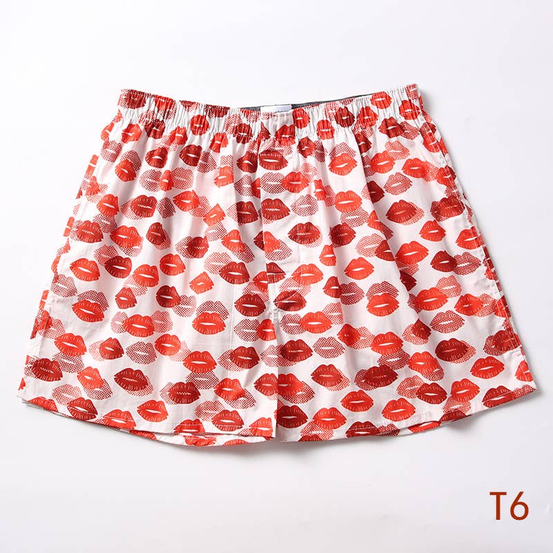 Rosa Clothing - Lobster & Pickles printed cotton casual boxer short