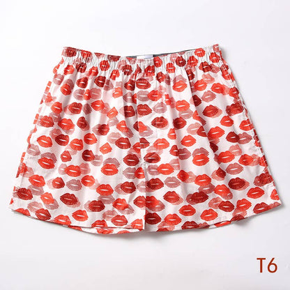 Rosa Clothing - Lobster & Pickles printed cotton casual boxer short