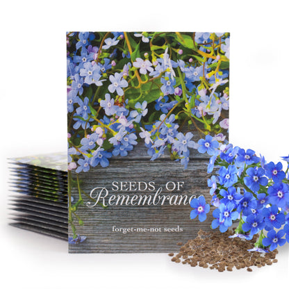 Bentley Seed Co. - Seeds of Remembrance Memorial - Forget Me Not Seed Packets