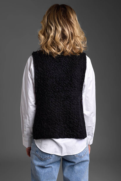 SAACHI - Cozy Sweater Tie Poncho
