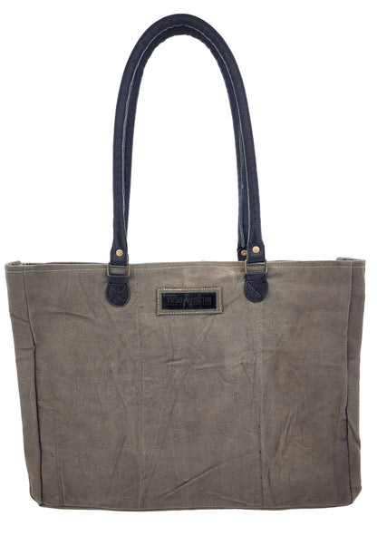 Vintage Addiction - USA Flag Recycled Tent Market Tote