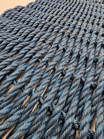 Little Salty Rope - Solid Color Lobster Rope Door Mat, Color Options Available