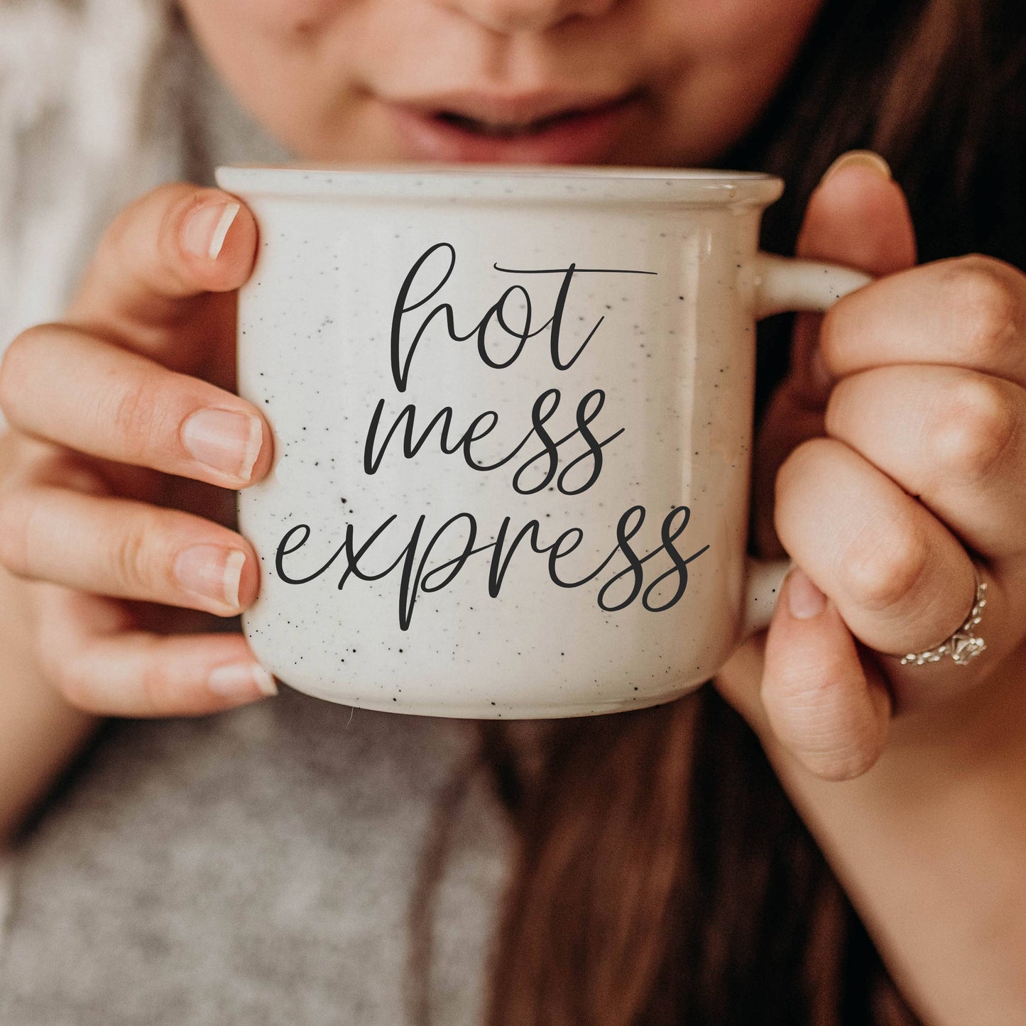 Gia Roma - Neutral Coffee Bar Decor, Ceramic Coffee Mugs With Quotes: Dumbfuckery