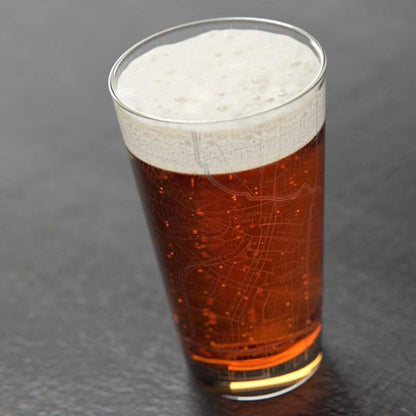 Well Told - Your Town Map Pint Glass