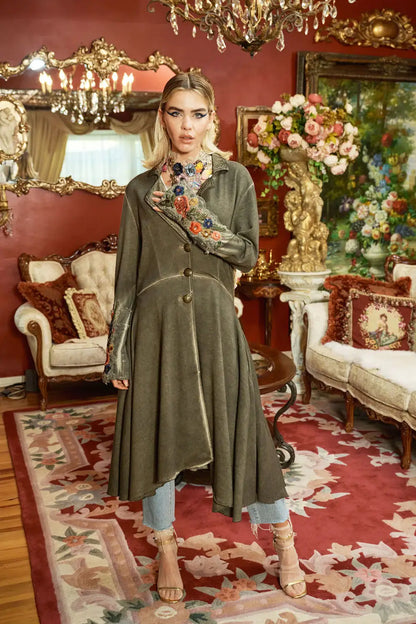 Aratta - The Heart of Autumn Coat: Vintage Ash / S