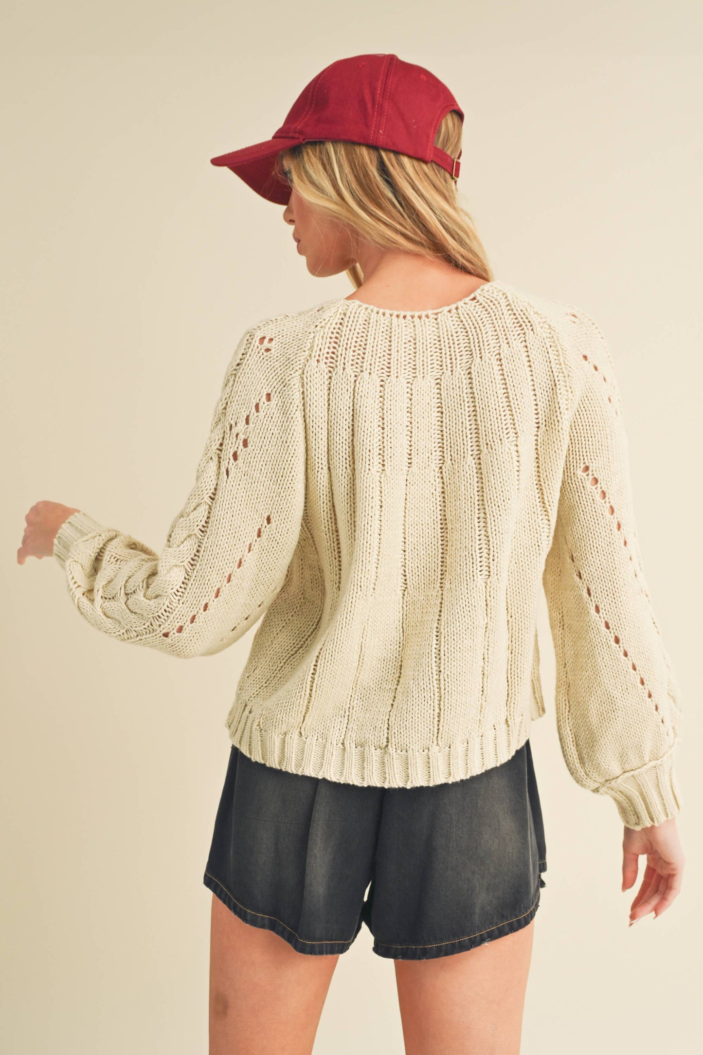AEMI + CO - 3158DK Tally Sweater: M / Contemporary / Pink